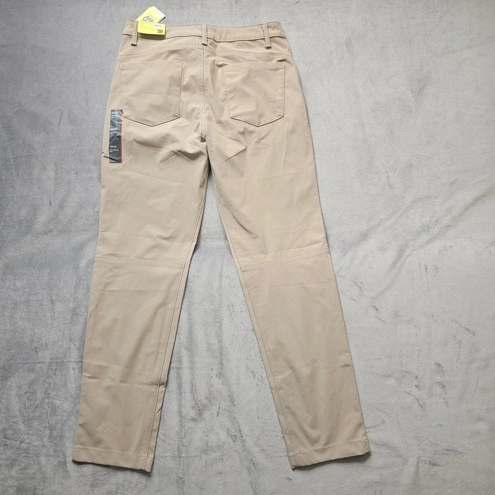 All In Motion Mens 360 Lifestyle Pants Tan 30x30 Technical Chino Stretch New